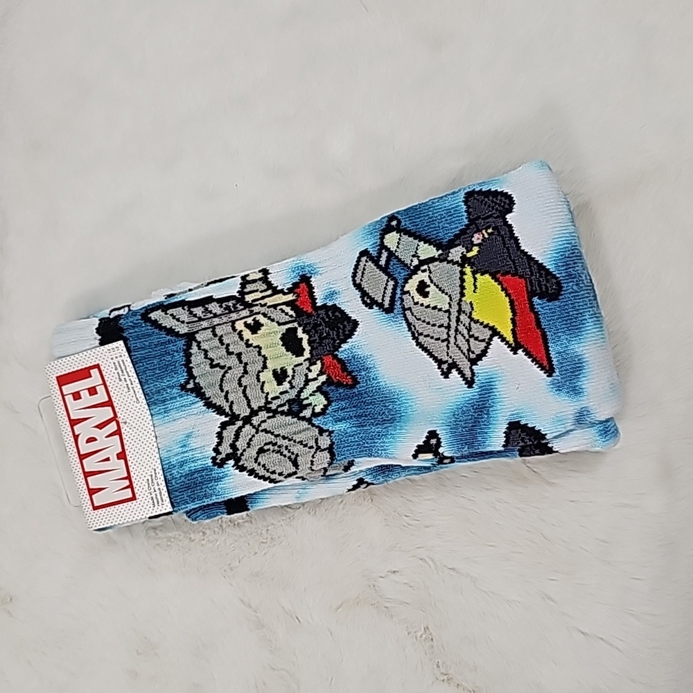 Marvel Thor Mens Crew Socks Size 6-12